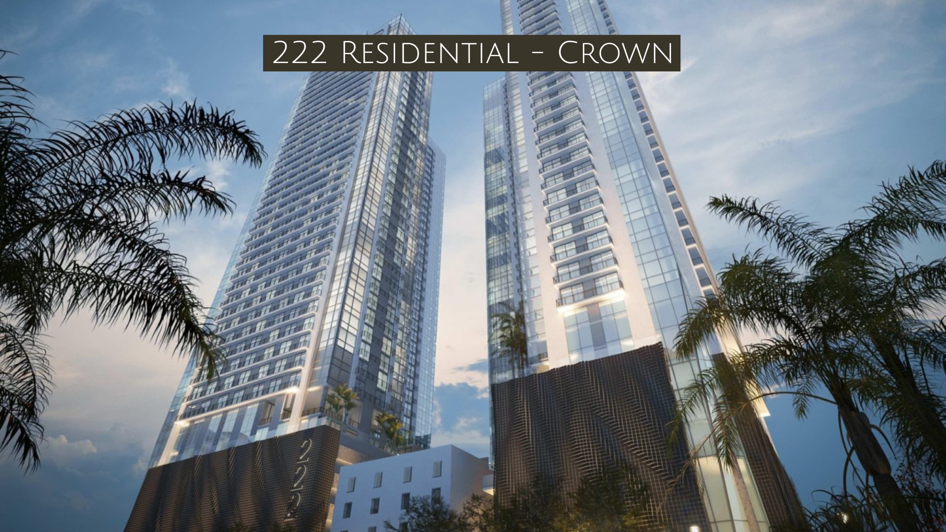 A rendering of the 222 Residential - Crown project.